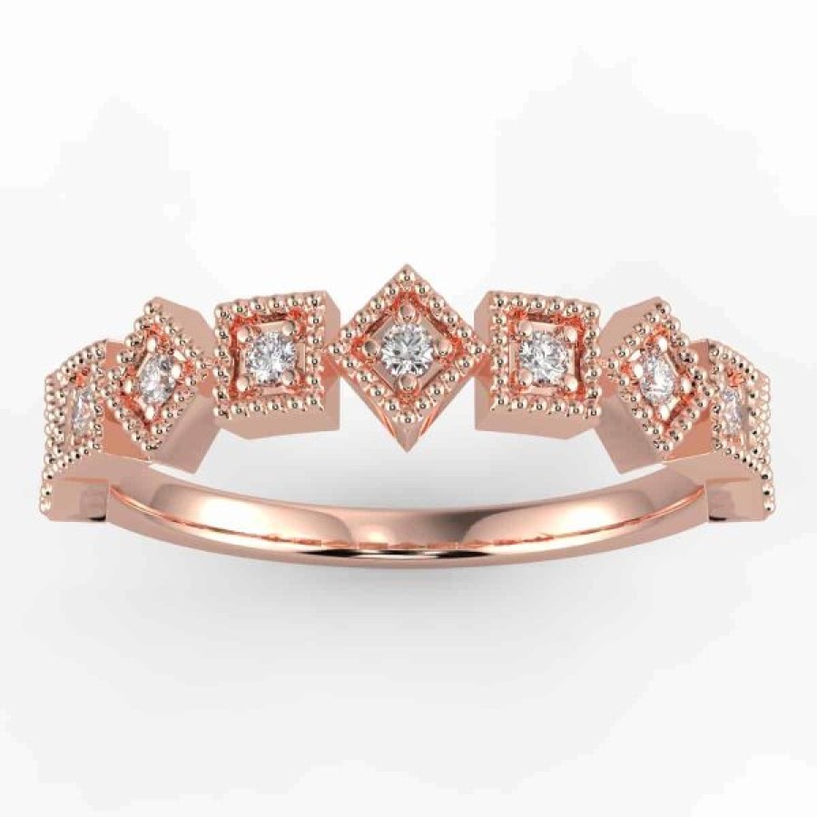 Diamond Bands The Jewelry Exchange | Stackable Diamond Anniversary Ring