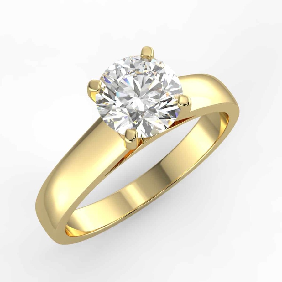 Gold Jewelry The Jewelry Exchange | Solitaire Mount In 14K Gold