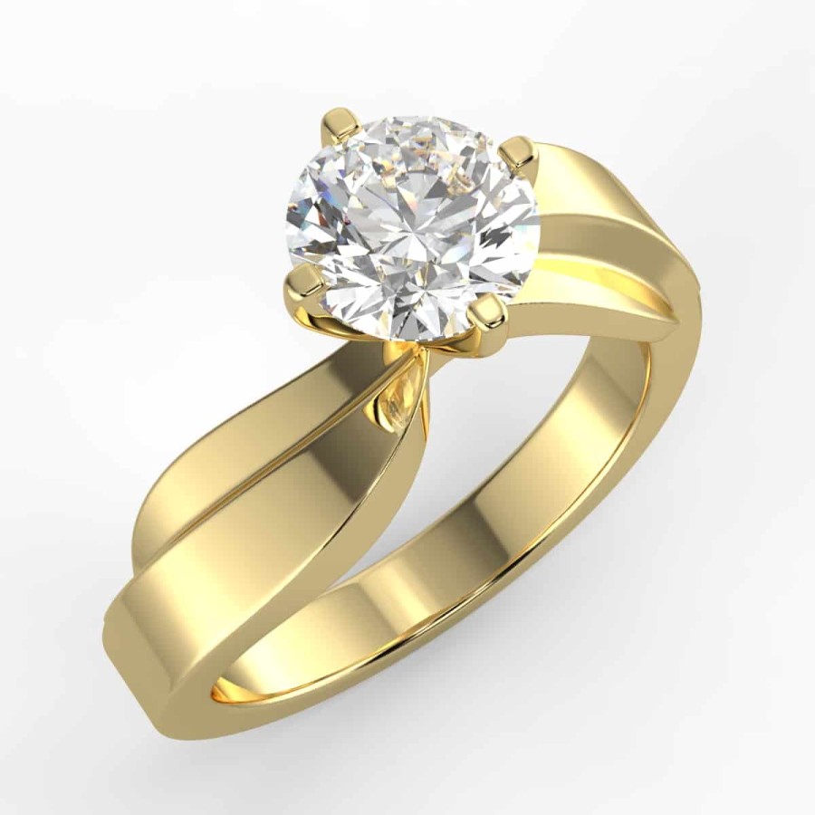 Gold Jewelry The Jewelry Exchange | Solitaire Mount In 14K Gold