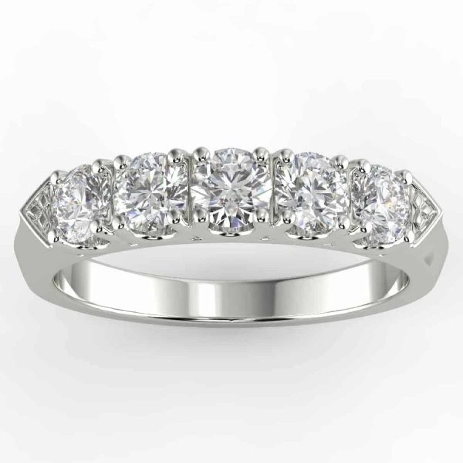 Diamond Bands The Jewelry Exchange | 1/2 Carat Lab Diamond Anniversary Ring