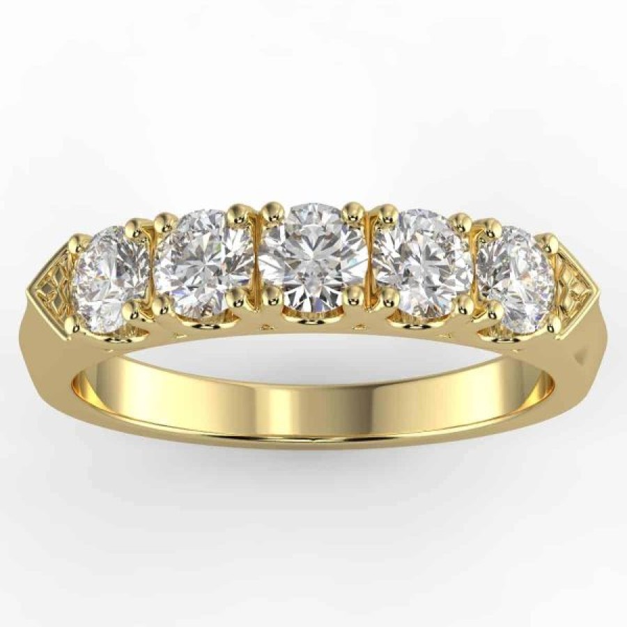 Diamond Bands The Jewelry Exchange | 1/2 Carat Lab Diamond Anniversary Ring