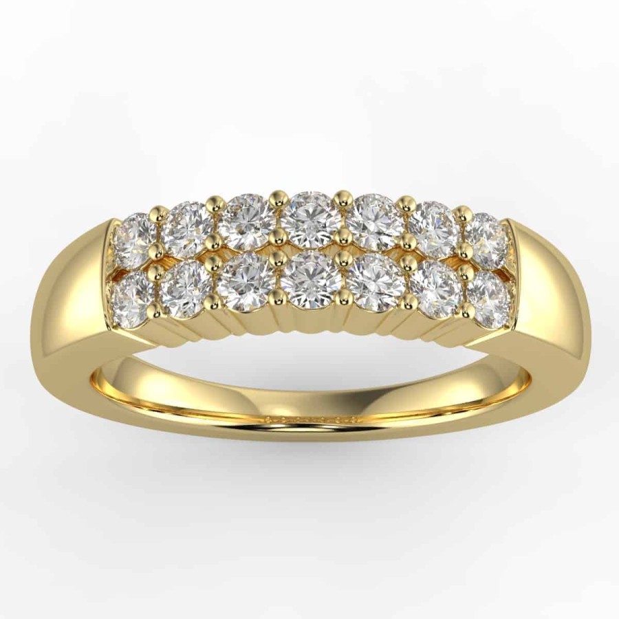 Diamond Bands The Jewelry Exchange | 1/2 Carat Diamond Anniversary Ring In Your Choice Of Metal.