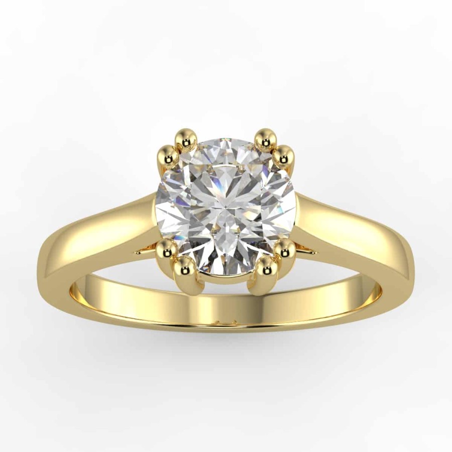 Gold Jewelry The Jewelry Exchange | Solitaire Mount In 14K Gold