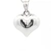 Gold Jewelry The Jewelry Exchange | Heart Charm In 14K White Gold