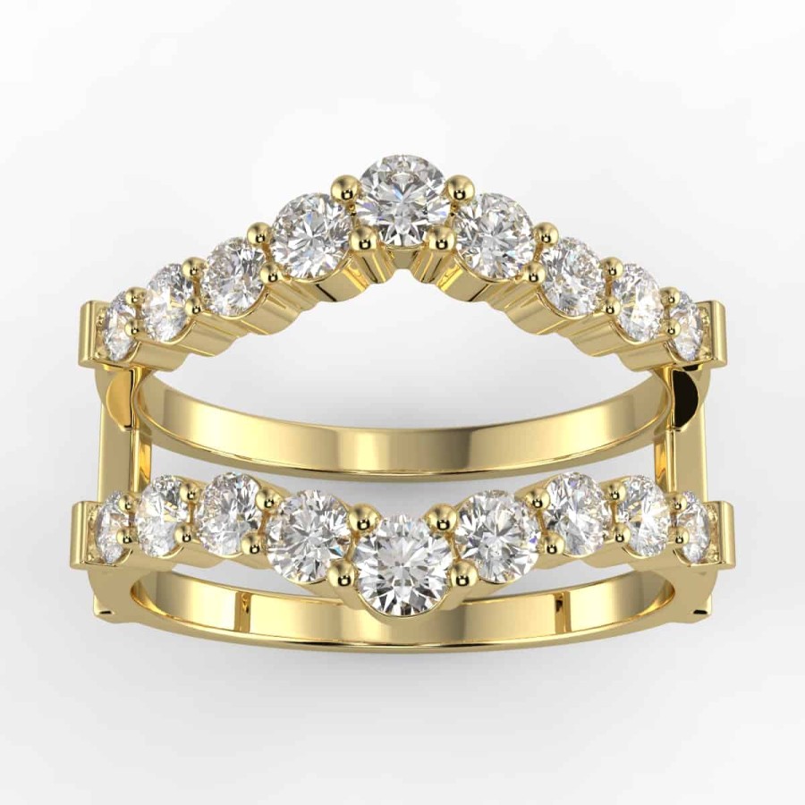 Diamond Bands The Jewelry Exchange | 1 Carat Diamond Ring Guard