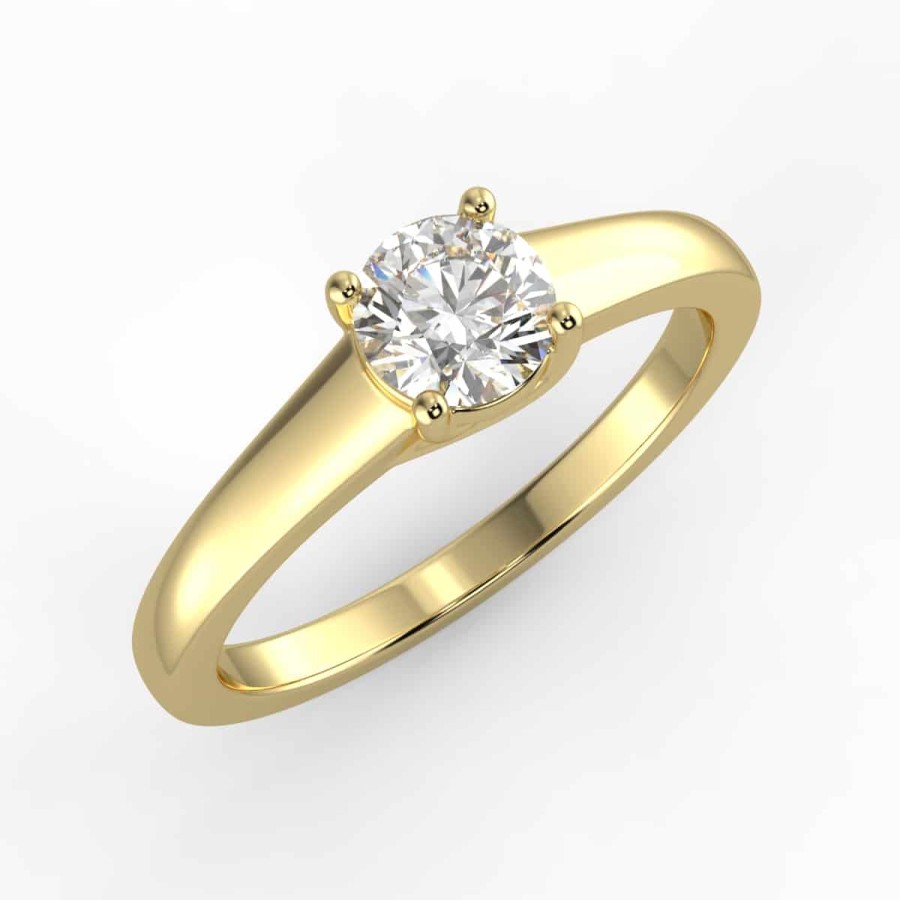 Gold Jewelry The Jewelry Exchange | Solitaire Mount In 14K Gold