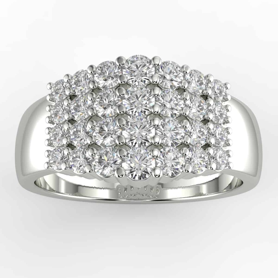 Diamond Bands The Jewelry Exchange | 1 Carat Diamond Anniversary Ring