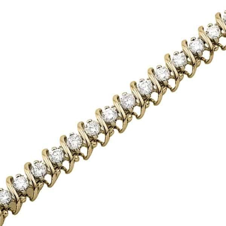 Fine Jewelry Specials The Jewelry Exchange | 3Ct Diamond Tennis Bracelets Tunnel Style