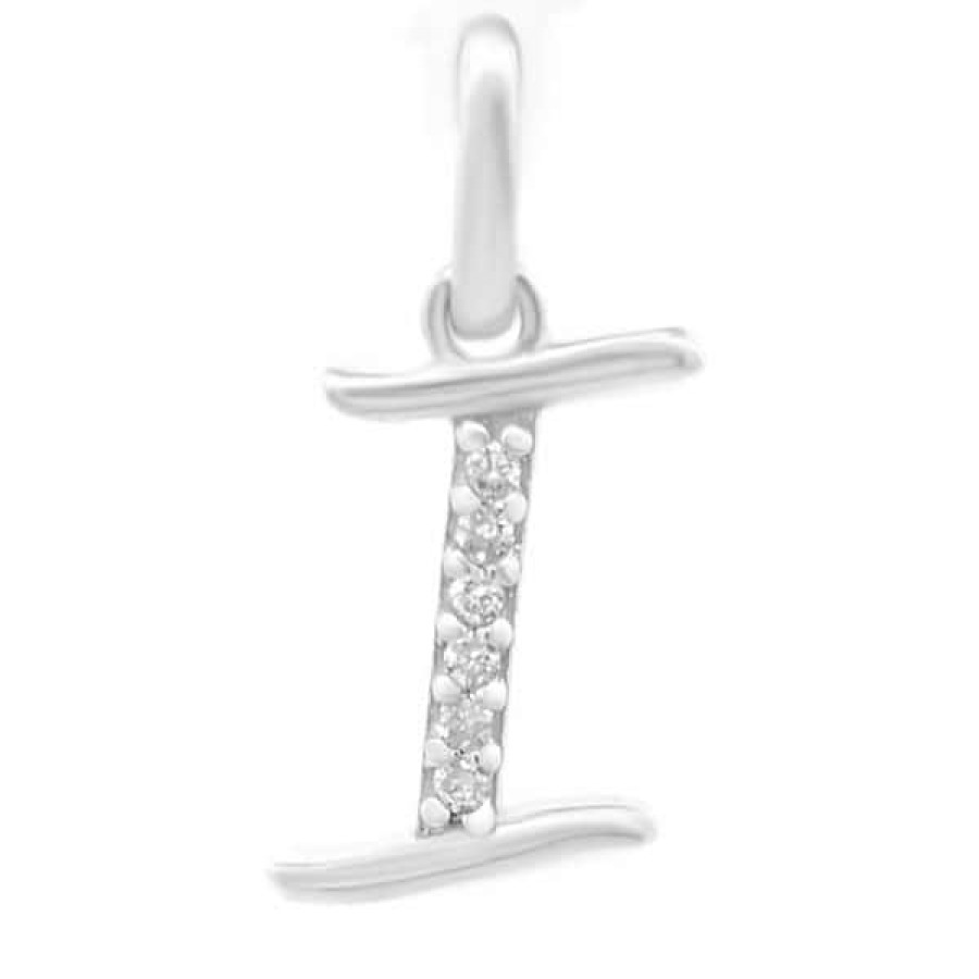 Fine Jewelry Specials The Jewelry Exchange | Lab Diamond Letter "I" Pendant